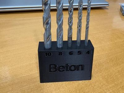 Drill Bit Holder for Concrete Drills – for IKEA Skådis