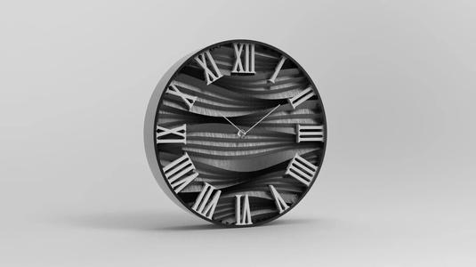 20 cm wall clock Tornado model
