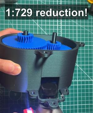 3D Printed Gearbox V1 | Fusion file included