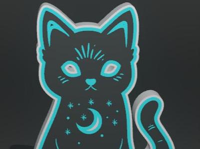 Mystic Cat Lightbox