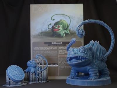 Dungemons - Bulbasaur miniature & D&D Sheet