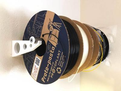 Wall-Mounted Filament Rack (bring your own rod)