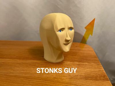Stonks Guy / Meme Guy / Mr. Succ Statue