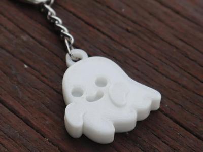 cute little ghost keychain