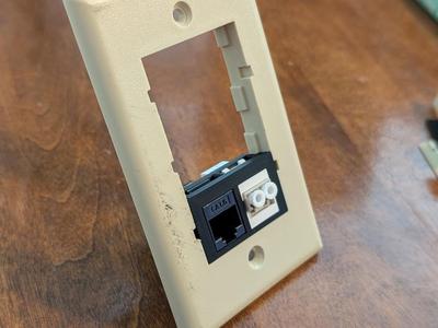 Panduit Mini-Com modular keystone adapter insert