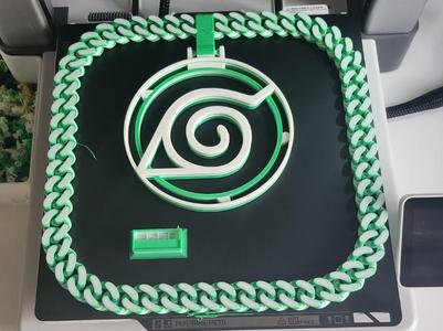 Naruto – Leaf Village Cuban Neck Chain