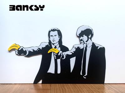Banksy - Pulp Fiction Banana