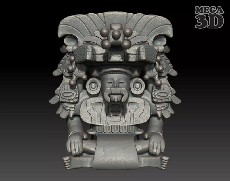 Ancient Mayan Statue 01 241231