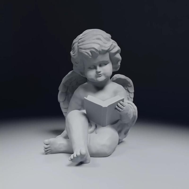 Baby anglel cherubic figurine