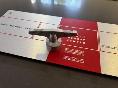 HAL 9000 Logic Memory Center Panel Key