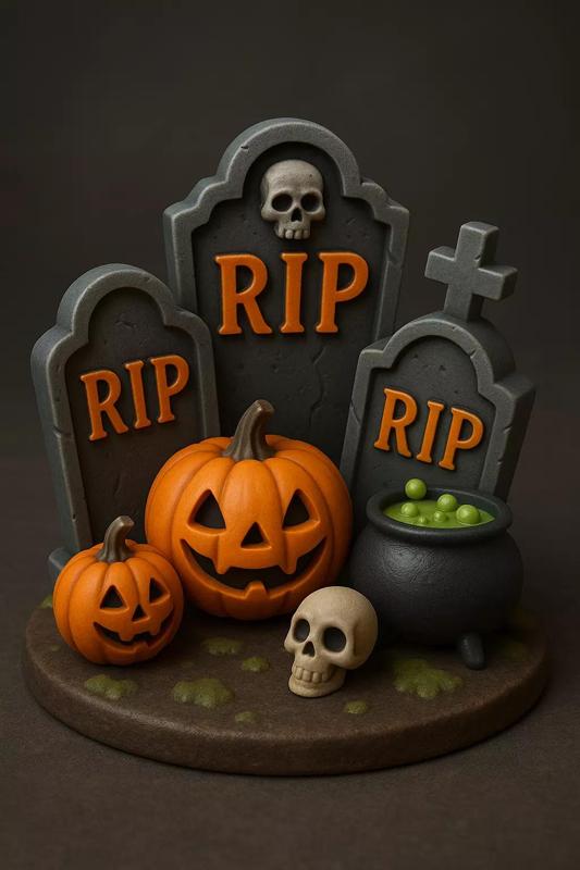 Adorno Halloween lapidas RIP