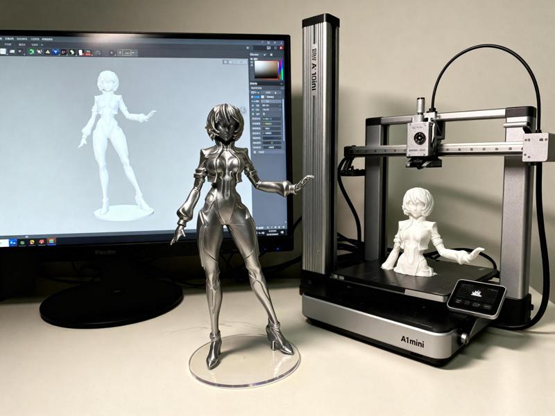 Mecha Ayanami Rei Figure