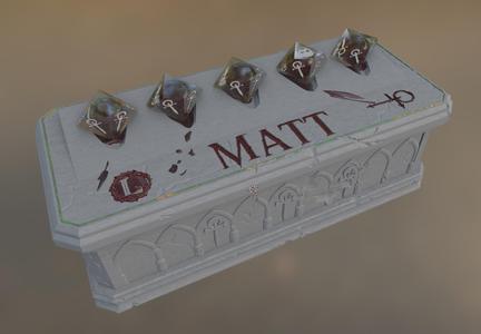 VTM Dice Sarcophagus