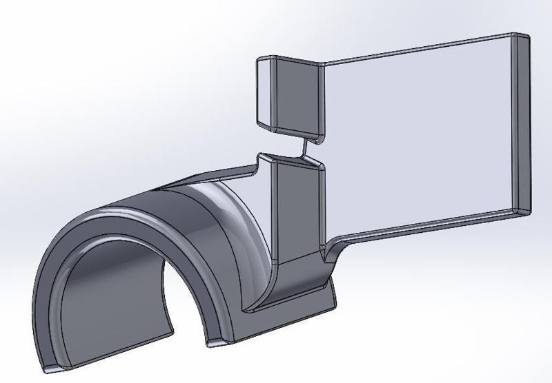 Kawasaki ER-6N Gear Indicator Mount Clip --- maybe useable for other models