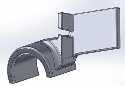 Kawasaki ER-6N Gear Indicator Mount Clip --- maybe useable for other models
