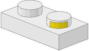 Lego Electric Plate 1 x 2 with Contacts - 4755
