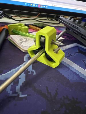 POM wheel linear "bearing"