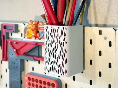 Pen Holder Tool Holder for Pegboard