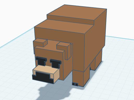 Tristan's Minecraft Grizzly Bear