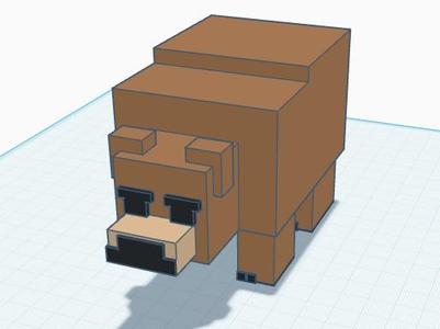 Tristan's Minecraft Grizzly Bear