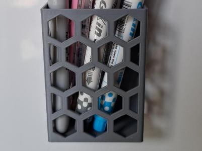 Fridge pen holder