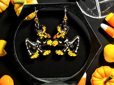 Skeleton Pluto Earrings