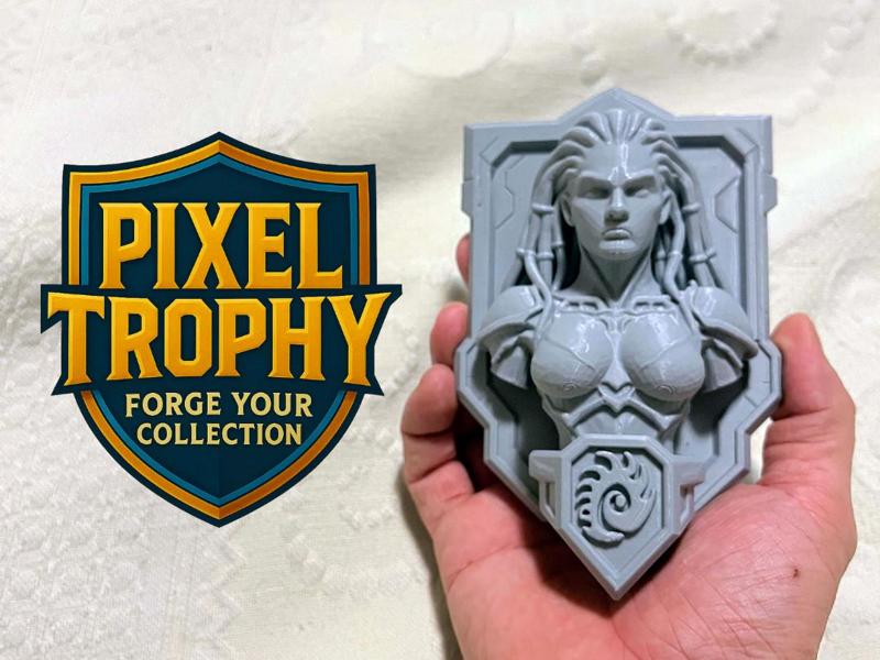 Sarah Kerrigan Wall Trophy – StarCraft Inspired