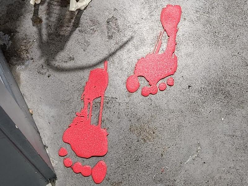Bloody Footprints