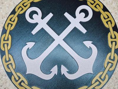 Boatswains Mate - Crossed Anchors - No AMS Needed