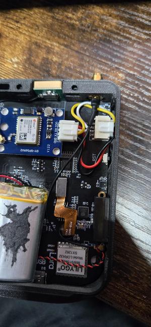 Lilygo T-Deck TD1 Case (Remix) for GPS GNSS Module for LILYGO T-Deck with Grove connector (no solder)