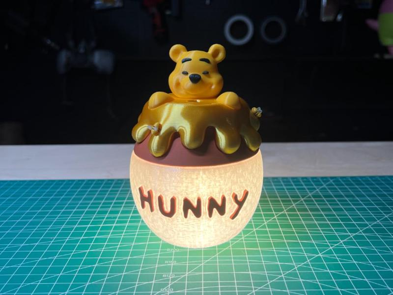 HUNNY~Winnie the Pooh Magnetic Storage Surprise Night Light (AMS not required)