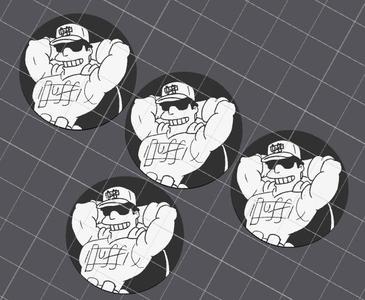 The Simpsons - Duffman Tire Valve Stem Cap