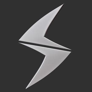 Absolute Flash Logo - 3D Printable Emblem
