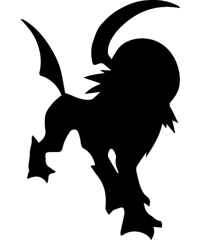 Absol wall decal