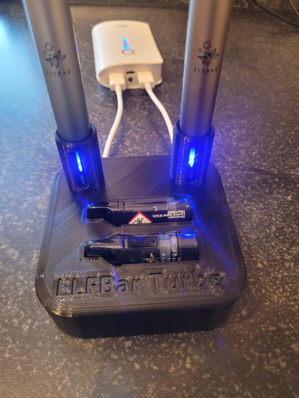 ELFBAR holder! ELFBAR charging station! for charging the battery carrier and filling the refillable pods