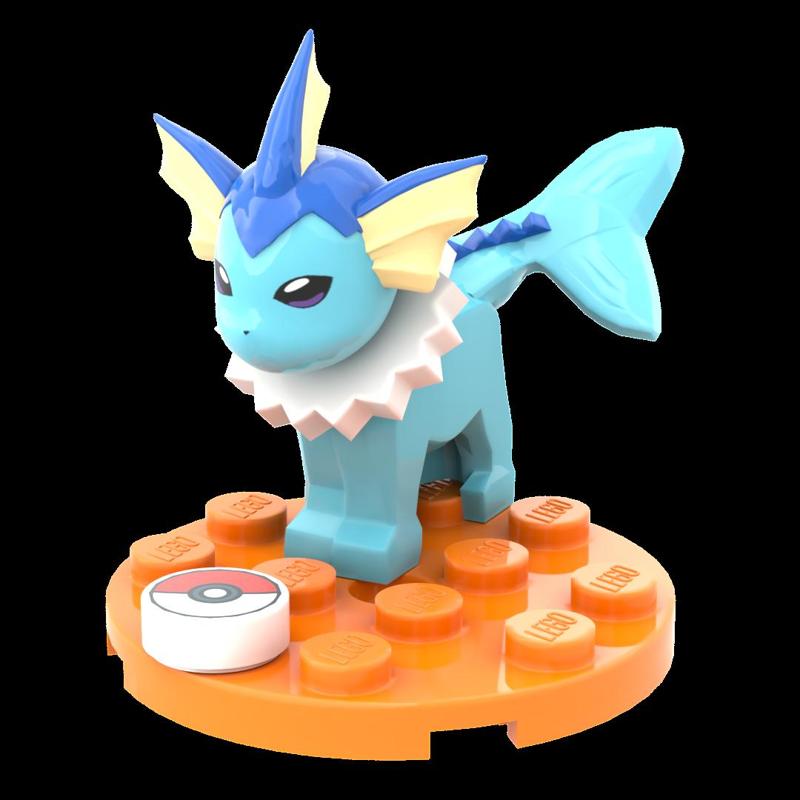Vaporeon - Brick Compatible