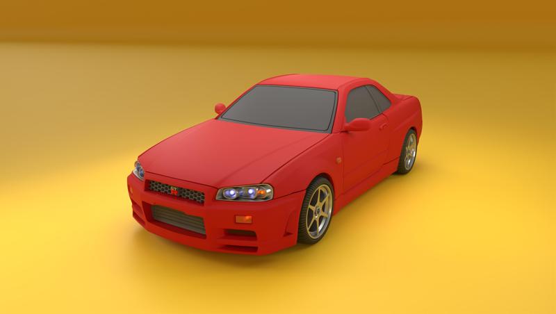 RC 1/10 Skyline r34 GTR
