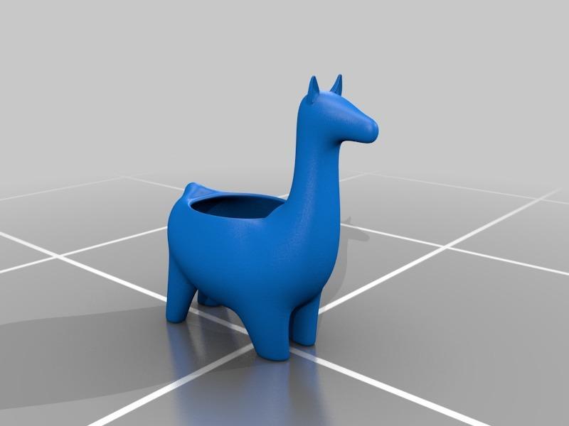 Llama poet - Llama pot