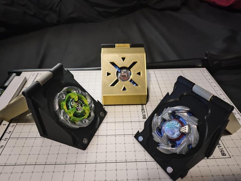 box with bey Blade x assembly