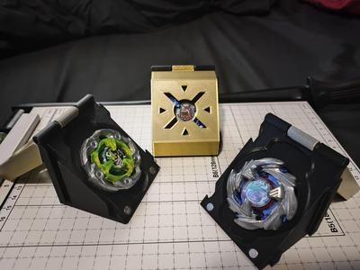 box with bey Blade x assembly