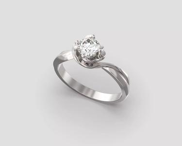 R 197 ring Solitaire Ring