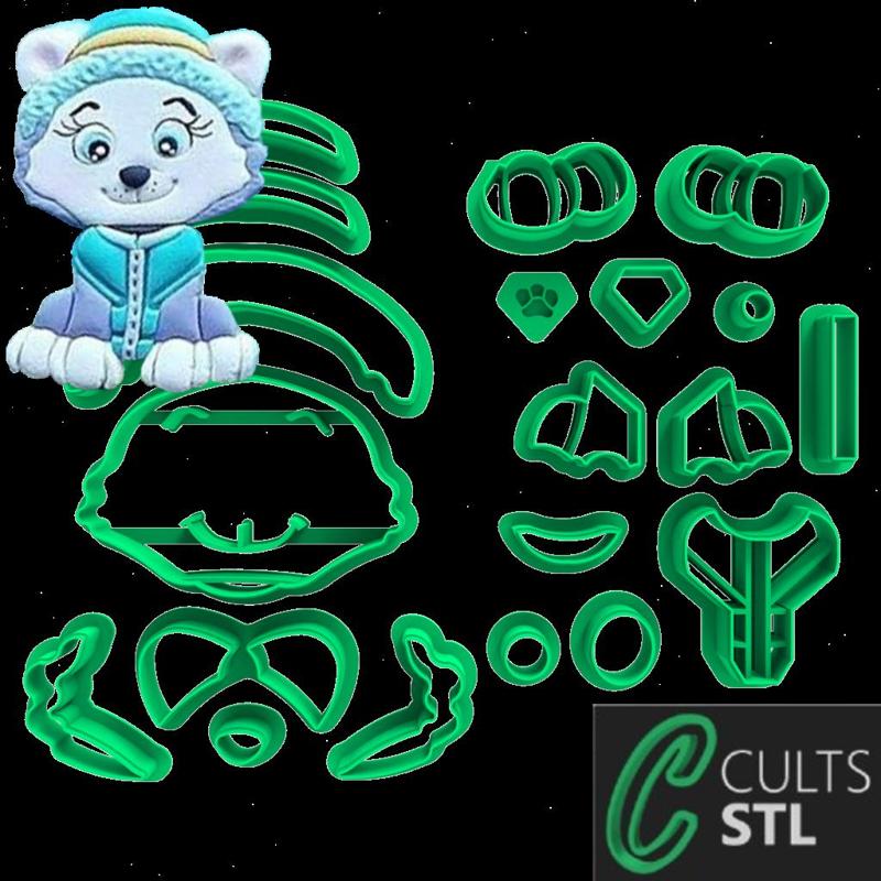 CORTADOR - EVEREST - PATRULHA CANINA - 8cm