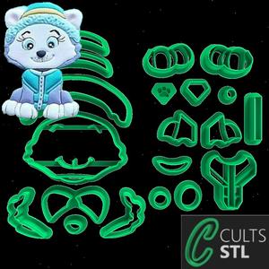 CORTADOR - EVEREST - PATRULHA CANINA - 8cm