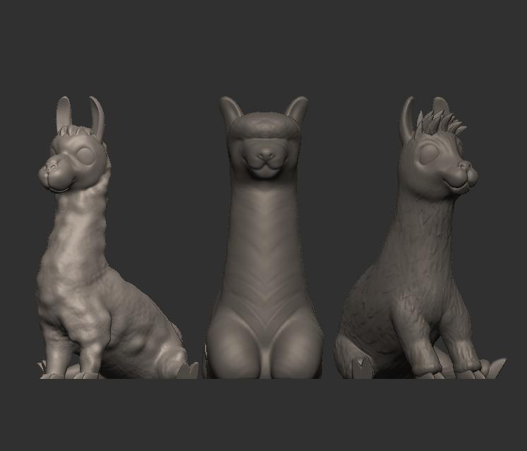 Kit of Adorable Llamas