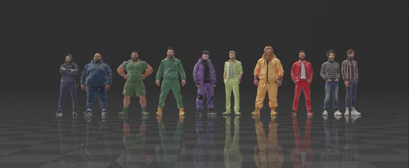 🔥 10 Pack DELUXE SET: Cypress Street Mafia : 1/64th Scale Figures : Urban Dioramas