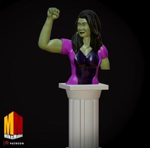 She-Hulk MCU Bust 3D Model for 3D Printing