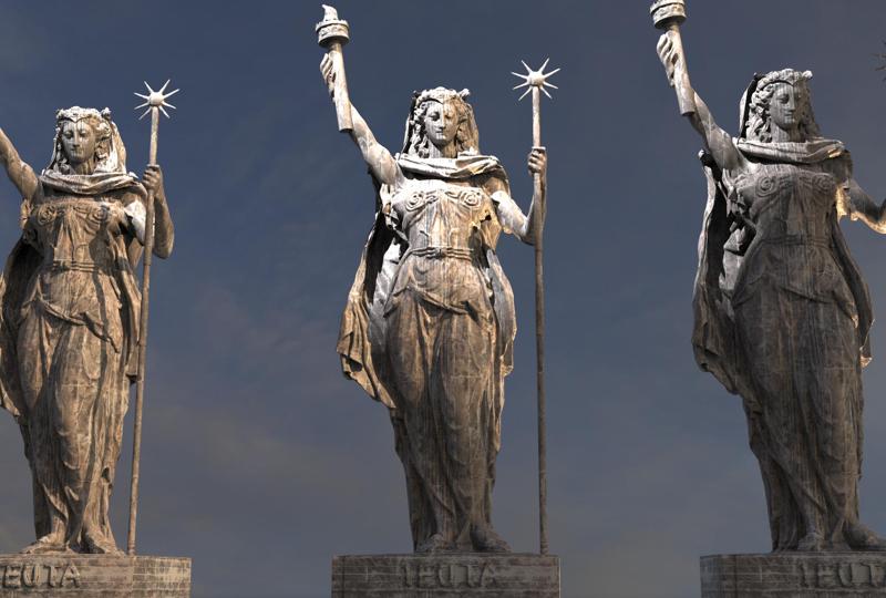 Queen Teuta Statue