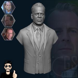 BRUCE WILLIS - Malcolm Crowe - BUST 3D PRINT