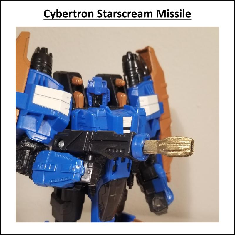 Cybertron Starscream Missile (Universe Dirge)