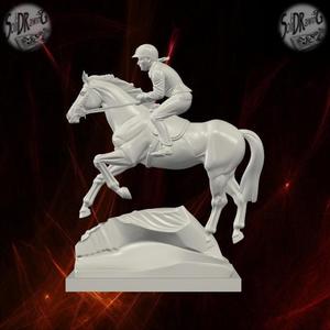 Showjumping Rider over Stone – SoliDRawinGs SG909